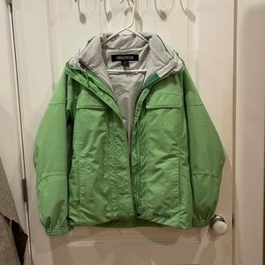 Kelly? Green Marmot Layered Jacket snow coat
